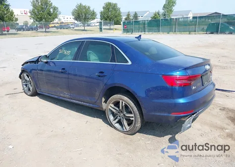 2017 Audi A4 2.0T Premium z USA, uszkodzony, nr VIN WAUENAF48HN035646